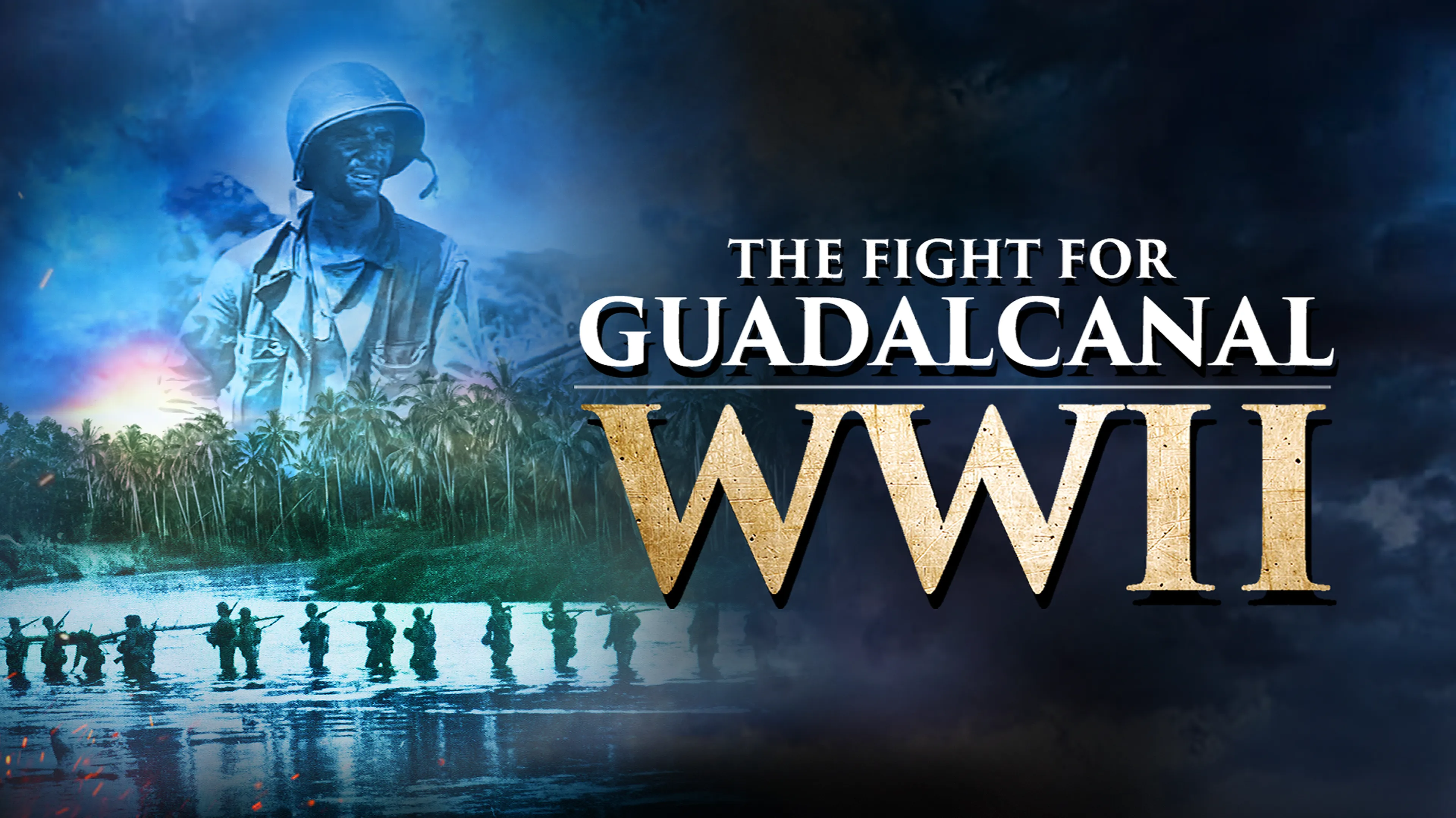 The Fight For Guadalcanal WWII poster